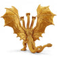 JAYKENIXO Chidorah Dragon Monster Action Figure 8 Inch - Movable Joints, Detailed Kaiju Creature Toy with Carry Bag for Kids Play, Display & Gift