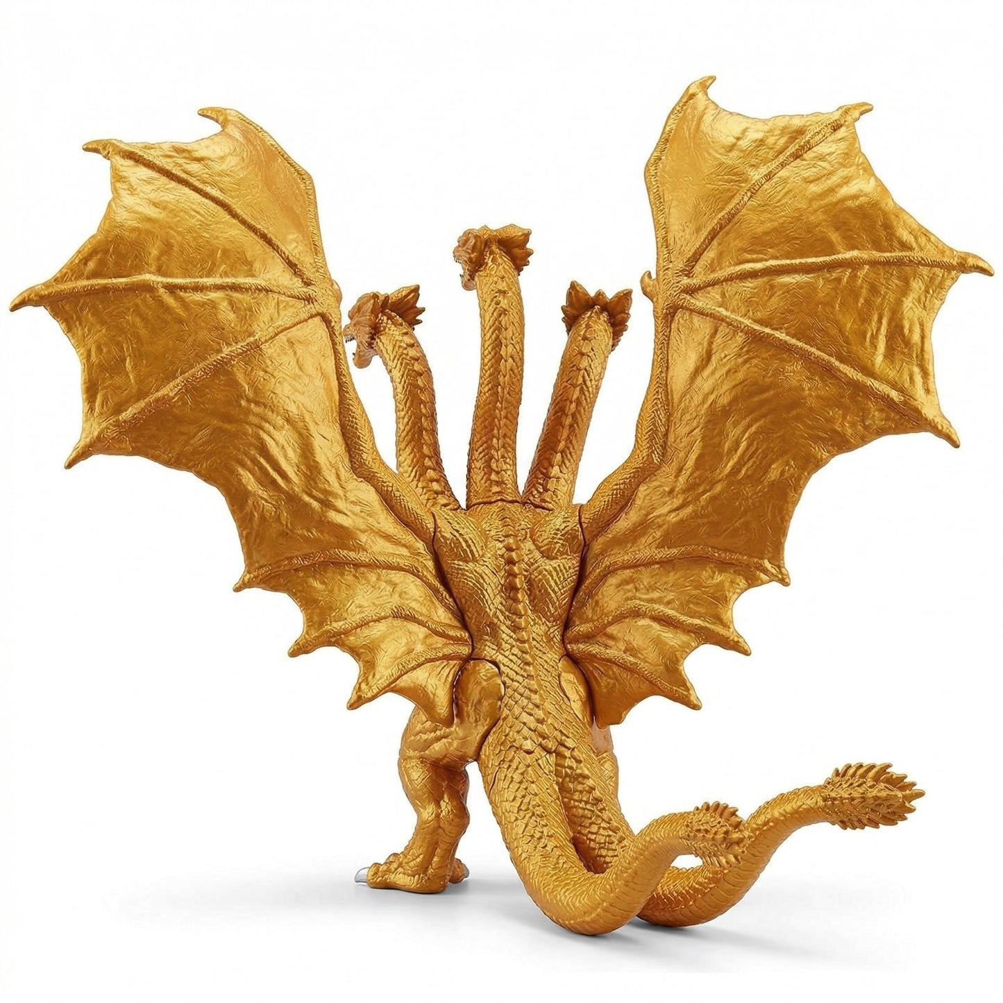 JAYKENIXO Chidorah Dragon Monster Action Figure 8 Inch - Movable Joints, Detailed Kaiju Creature Toy with Carry Bag for Kids Play, Display & Gift
