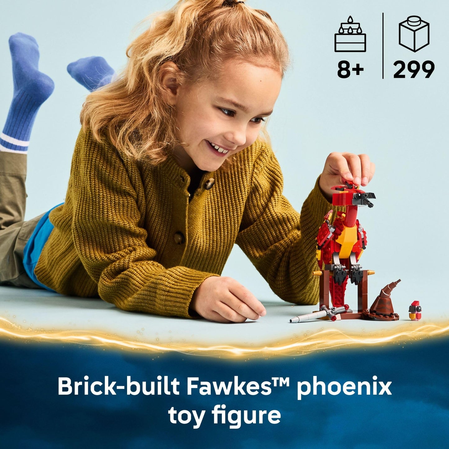 LEGO Harry Potter Fawkes: Dumbledore’s Phoenix Kids Toy - Building and Learning Toy for Pretend Play - Harry Potter Collectible for Boys and Girls