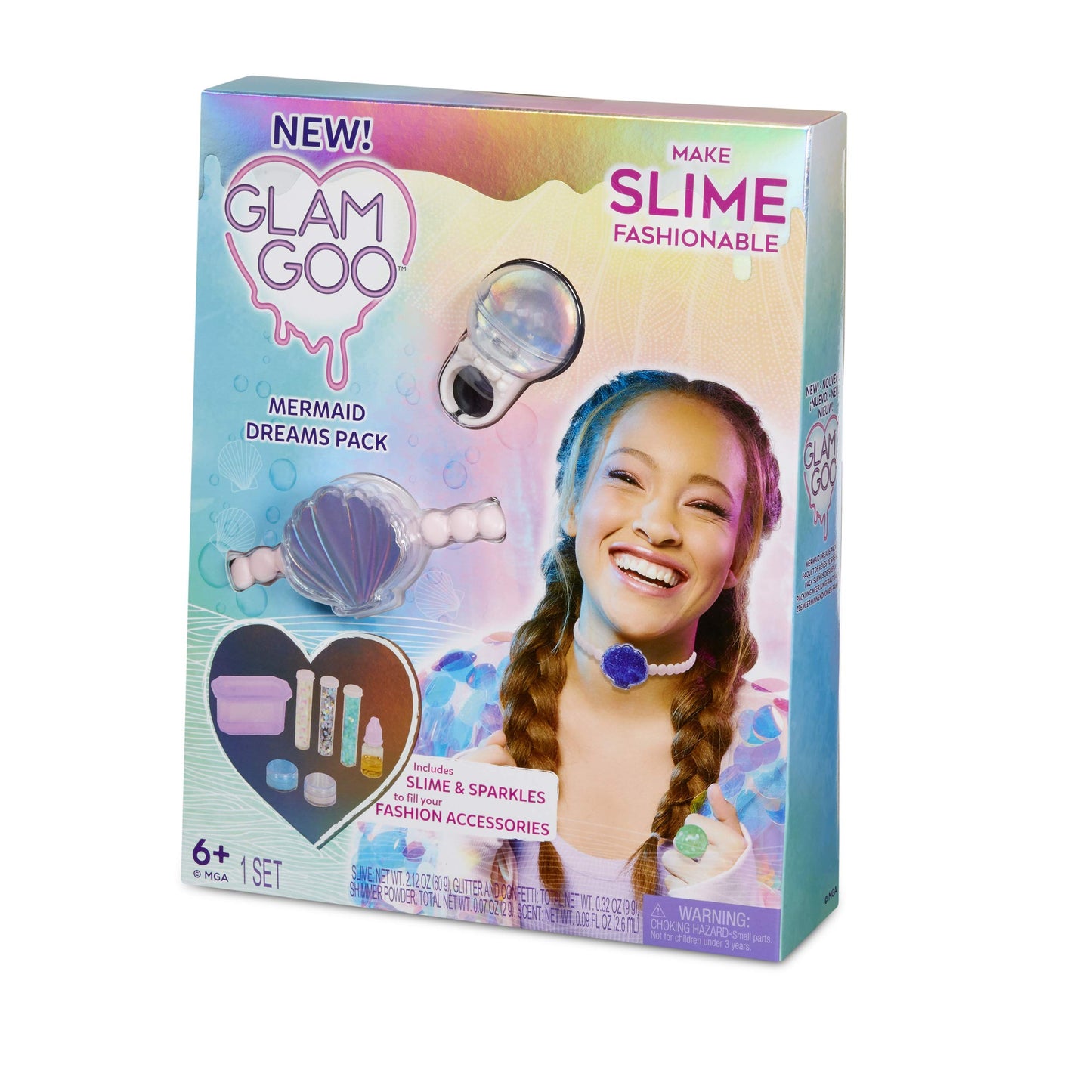 Glam Goo Mermaid Dreams Pack with Slime & Accessories