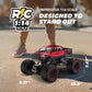 Motor Dayz RC 4WD Heavy Metal RAM 1500 Pickup Truck - 1:14 Scale, Officially Licensed Stamped Metal Body, 4x4 All-Wheel Drive, 2.4GHz Full-Function