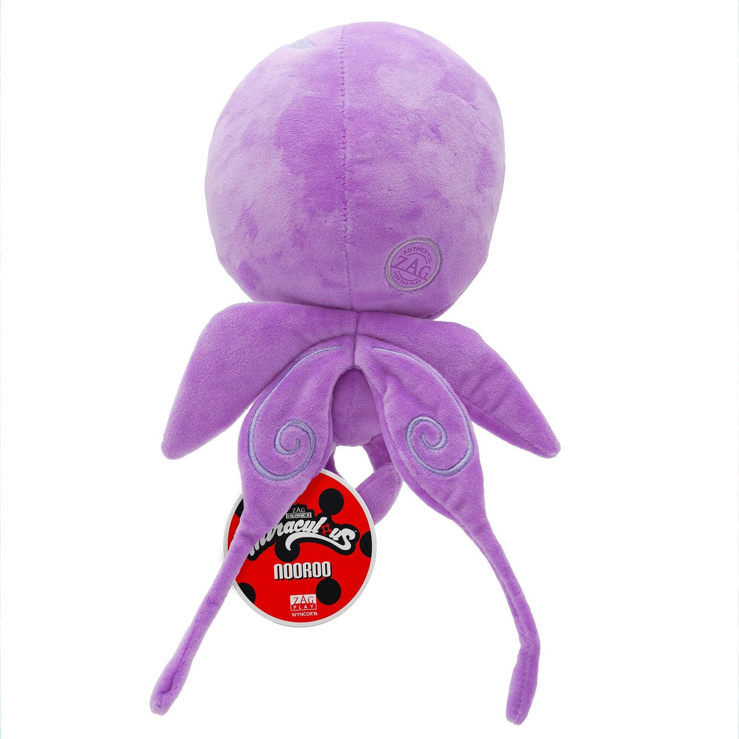 Miraculous Ladybug Kwami Mon Ami Plush Toy - Nooroo The Butterfly, Super Soft Stuffed Animal - 9-inch Collectible Plush Figure, Ladybug & Cat Noir