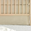 Levtex Baby - Cloud Muslin Crib Dust Ruffle - Baby Nursery - Beige Textured Muslin - Dust Ruffle (52x28+16)