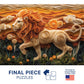 Golden Lion (#1) - 1000 Piece Jigsaw Puzzle for Adults | Premium European Blue Board | Satin Low-Glare Finish | Ribbon Cut | Bonus Poster |