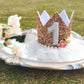 Agkvw Crown for Girls' First Birthday, Rose Gold 1st Birthday Hat, Flower Tutu Crown, Cake Smash Props, Decorations for Girls