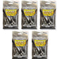 Dragon Shield Bundle: 5 Packs of Smoke Perfect Fit Standard Size Sleeves - 500 Sleeves Total