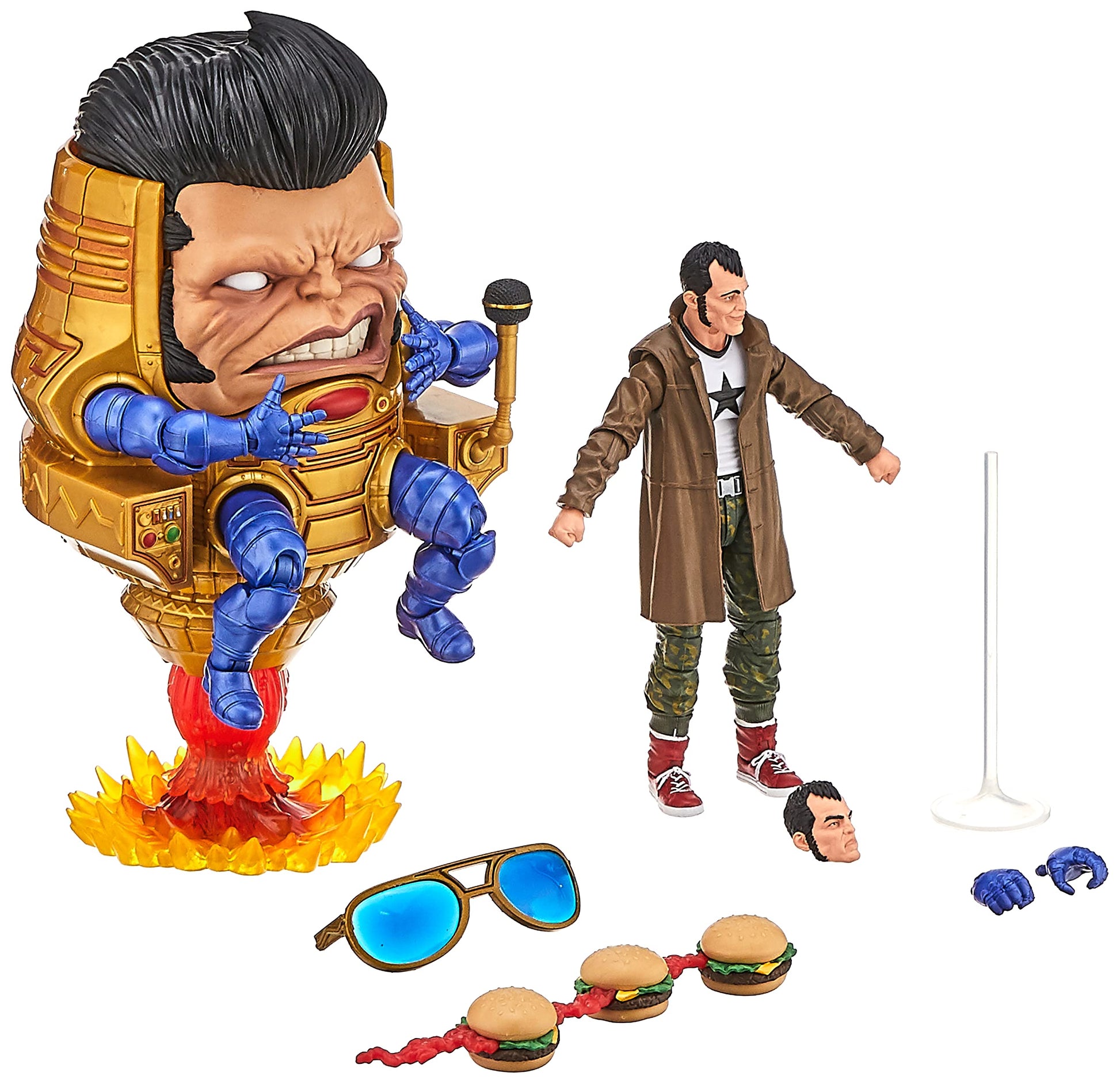 Marvel Legends Series M.O.D.O.K. World Domination Tour Collection, M.O.D.O.K. Figure with Premium Rock n Roll Design, Includes 2 figures and 5