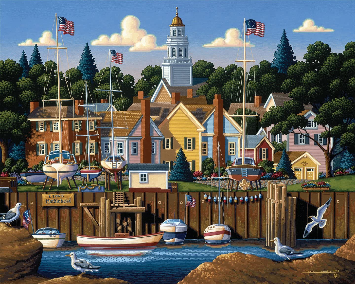 Dowdle Jigsaw Puzzle - Marblehead - 500 Piece