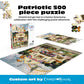 Buffalo Games - Charles Wysocki Lady Liberty Americana 500 Piece Puzzle