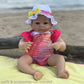 The Ashton-Drake Little Peanut Reborn Baby Doll by Tasha Edenholm, 17 inches, RealTouch Soft Vinyl Skin, Poseable and Lifelike with Cloth Body