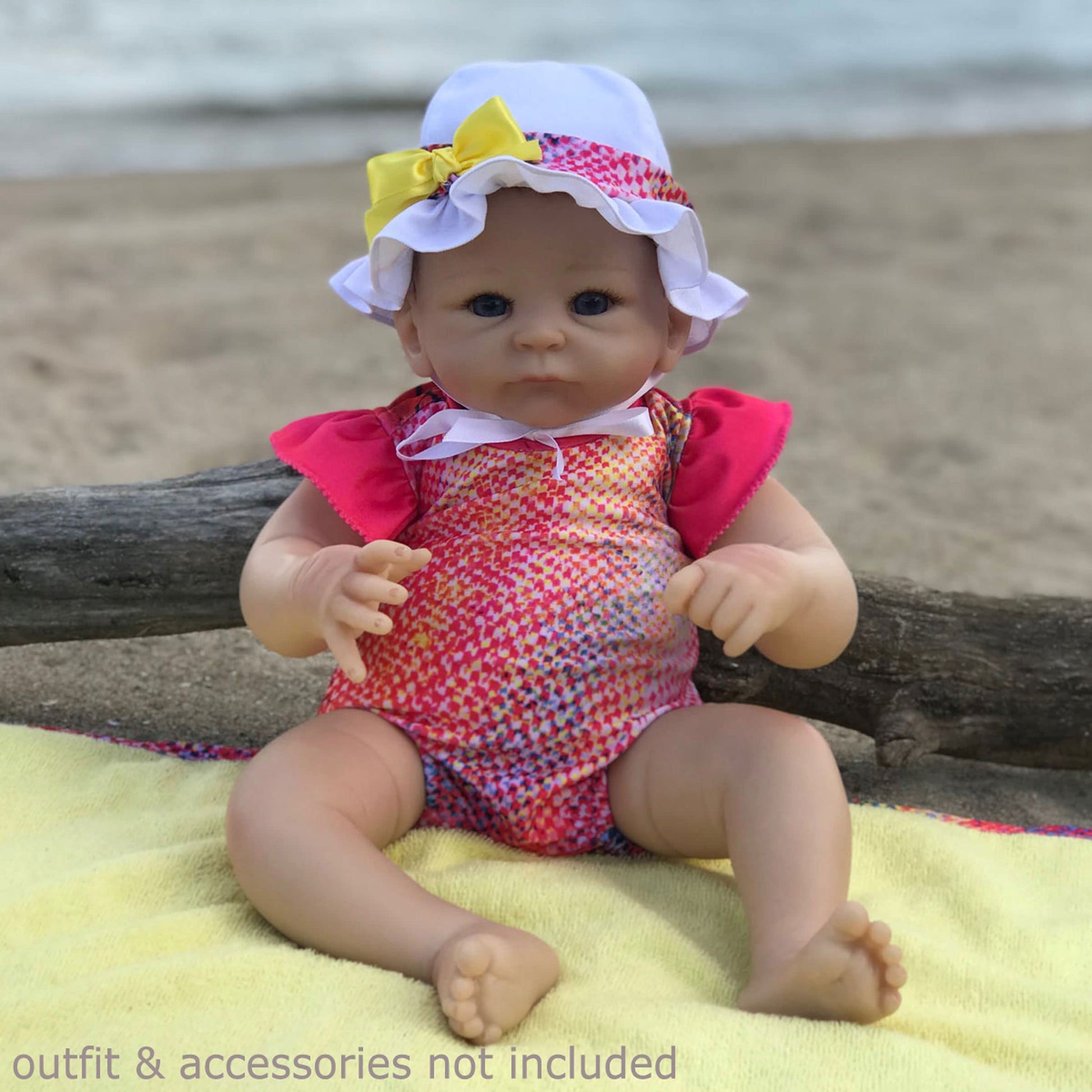 The Ashton-Drake Little Peanut Reborn Baby Doll by Tasha Edenholm, 17 inches, RealTouch Soft Vinyl Skin, Poseable and Lifelike with Cloth Body