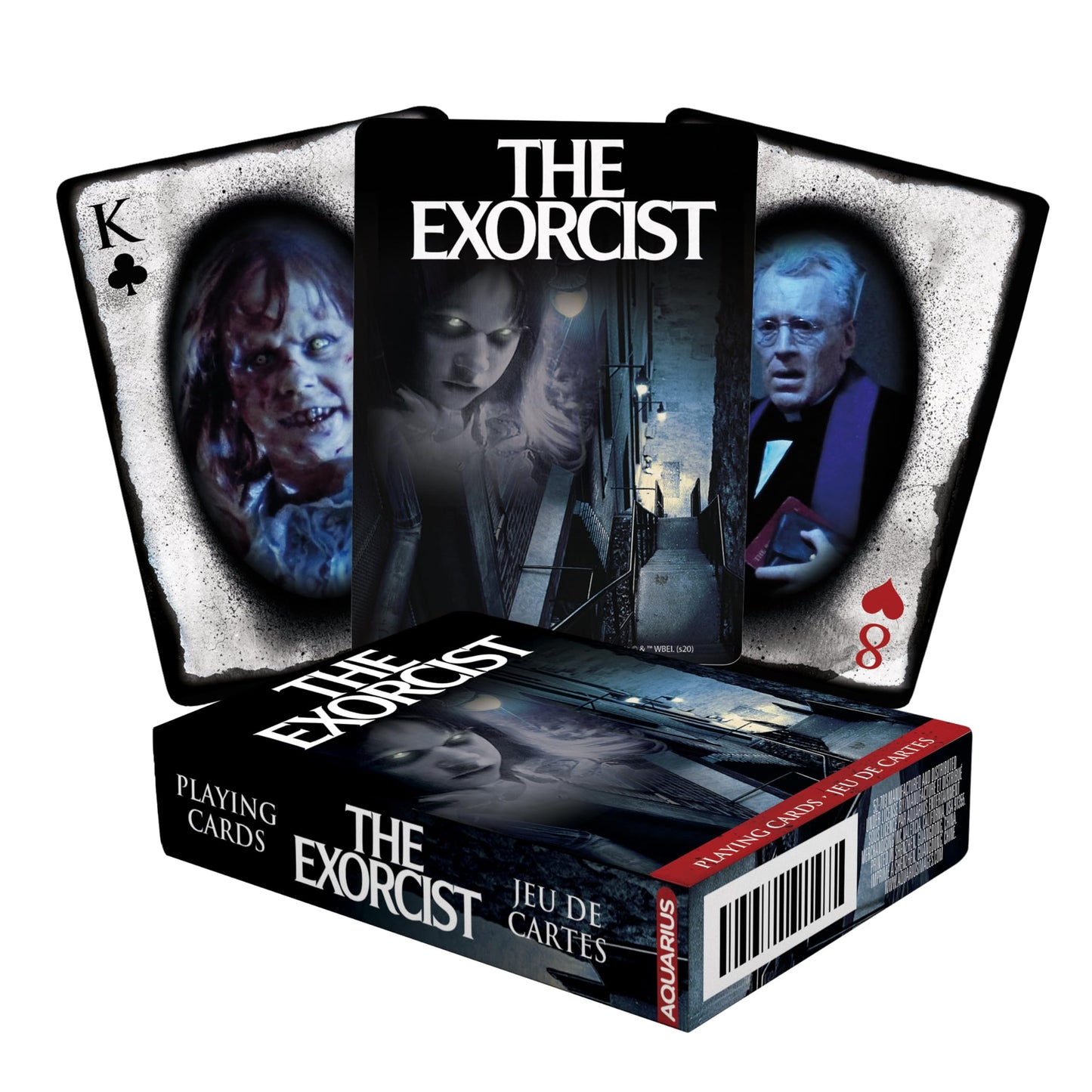 Aquarius The Exorcist Playing Cards Standard Size - Themed Novelty Deck with 52 Unique Horror Movie Designs - Collectible Merchandise Gift for Teens