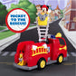 Disney’s Mickey Mouse Mickey’s Fire Engine, Figure and Vehicle Playset, Lights and Sounds , Ages 3+
