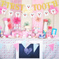 Pre-Strung Tooth Theme Banner Decorations, Gold Glitter Letter Garland with Tooth-Shaped Hanging Decor for Dental Clinic, Oral Health Events