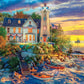 Buffalo Games - Dominic Davison - Rock Island Lighthouse - 500 Piece Jigsaw Puzzle for Adults -Challenging Puzzle Perfect for Game Nights - Finished