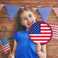 Gatherfun American Flag Patriotic Party Supplies Disposable Napkins and Paper Plates for Veterans Day Election Day 4th of July Independence Day