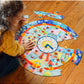 eeBoo: Around The Clock Jigsaw Puzzle, Engaging Way to Teach Time Telling, Provides an Innovative, Educational Experience, Perfect for Ages 3 and up