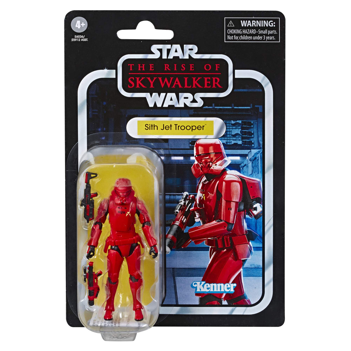 STAR WARS The Vintage Collection The Rise of Skywalker Sith Jet Trooper Toy, 3.75" Scale Action Figure, Kids Ages 4 & Up
