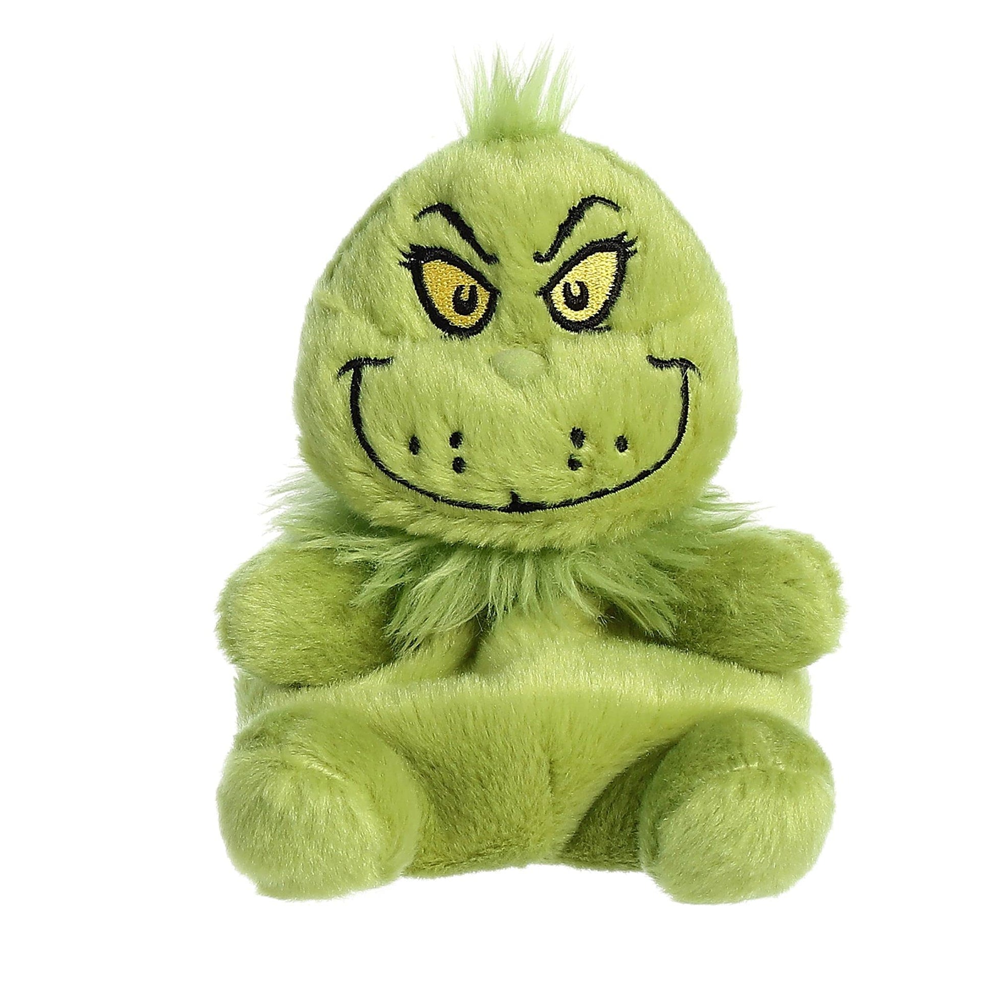 Aurora® Whimsical Dr. Seuss™ Palm Pals™ Grinch Stuffed Animal - Officially Licensed Plush for Imaginative Play - Perfect for Kids and Adults - Green