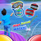 JA-RU Water Hopper Ball Toy Pack (1 Pack Assorted) Bouncing Water 880-1