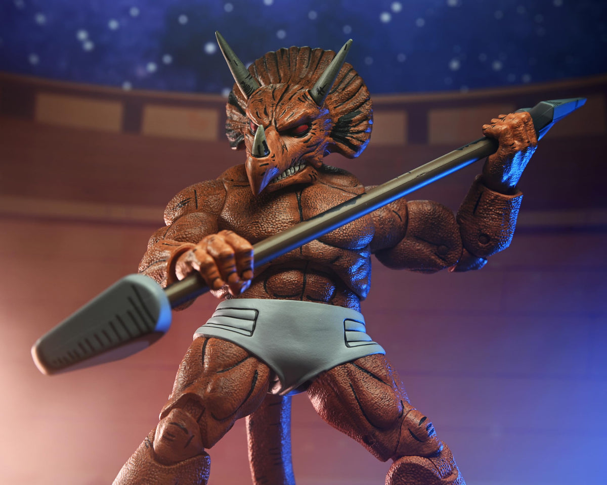 NECA Teenage Mutant Ninja Turtles 7" Triceraton Gladiator Action Figure