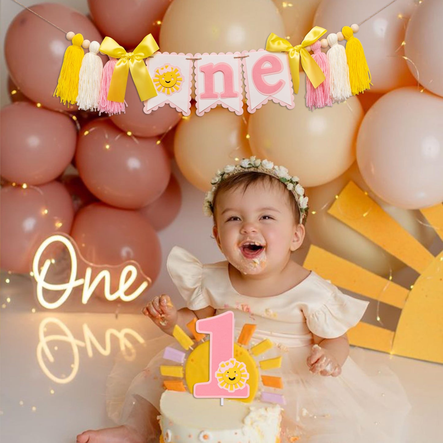 Gostman Sun One Birthday Decoration Set