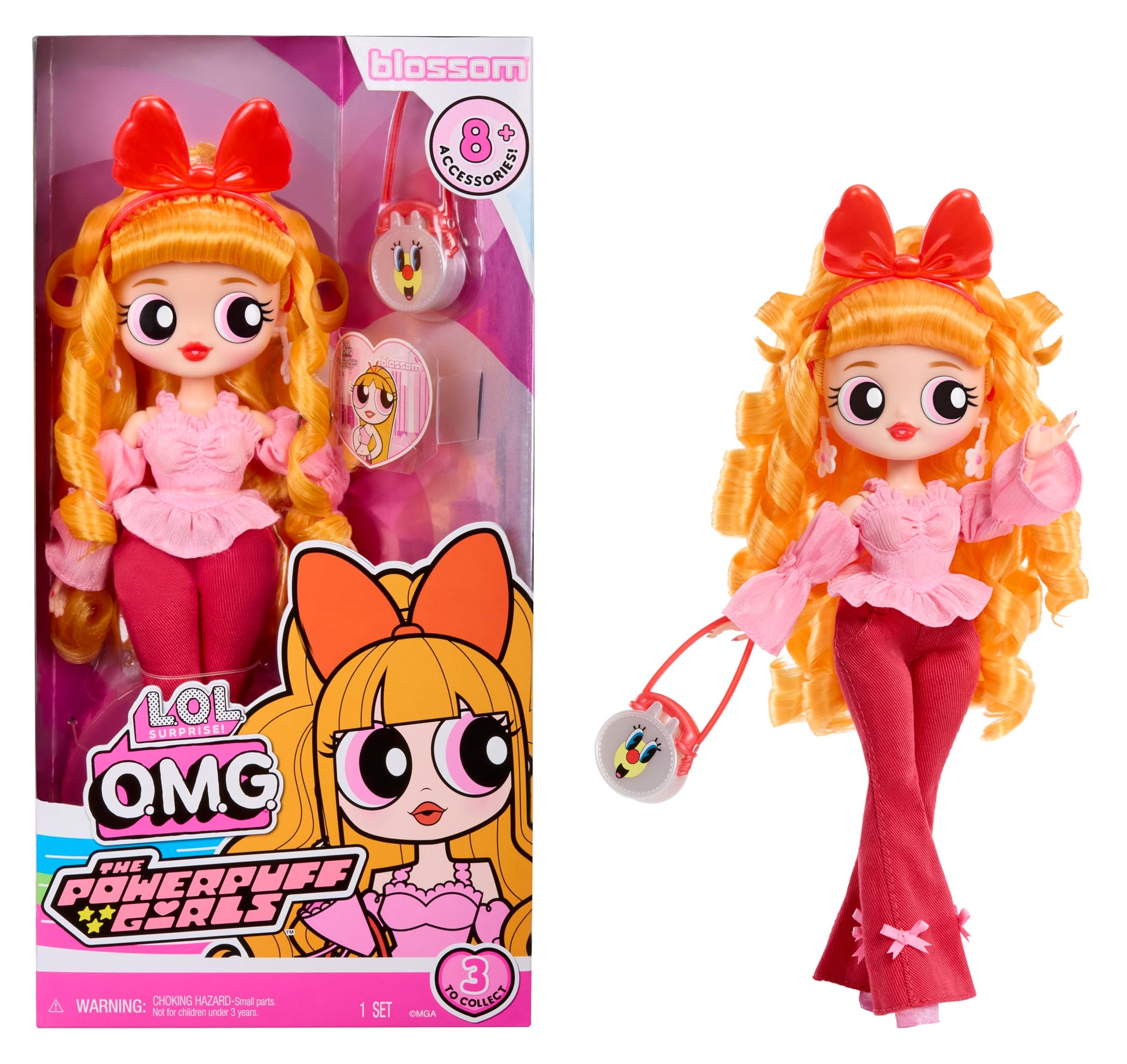 LOL Surprise OMG The Powerpuff Girls Doll - Blossom