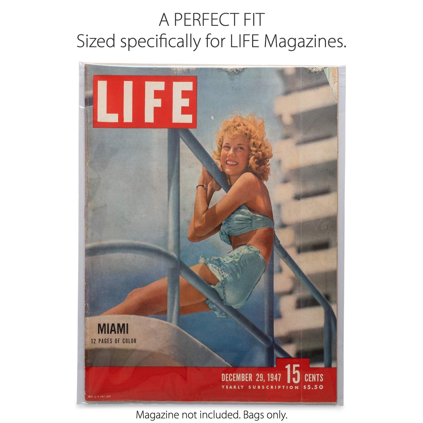 TitanShield Resealable Life Magazine Bags (150 Bags)