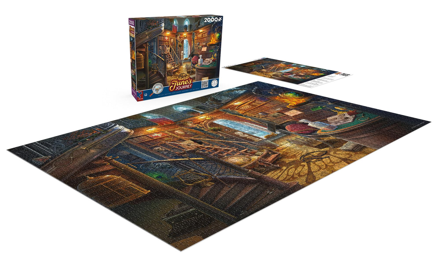 Ceaco - The Library, June's Journey - 2000 Piece Jigsaw Puzzle for Adults