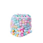 Amazon Basics BPA-Free Ball Pit Balls with Storage Bag, Crush-Proof Plastic for Toddlers Kids 12+ Months Play, 6 Pastel Colors, Pack of 400