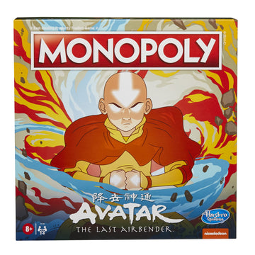 Hasbro Gaming Monopoly: Avatar: Nickelodeon The Last Airbender Edition Board Game for Kids Ages 8 and Up, Play as a Member of Team Avatar (Amazon
