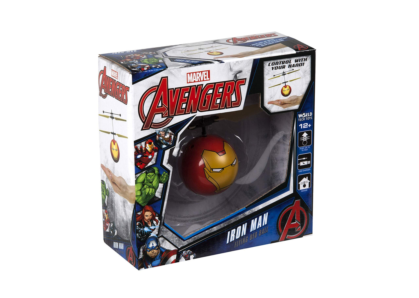 Marvel Avengers Iron Man IR UFO Ball Helicopter