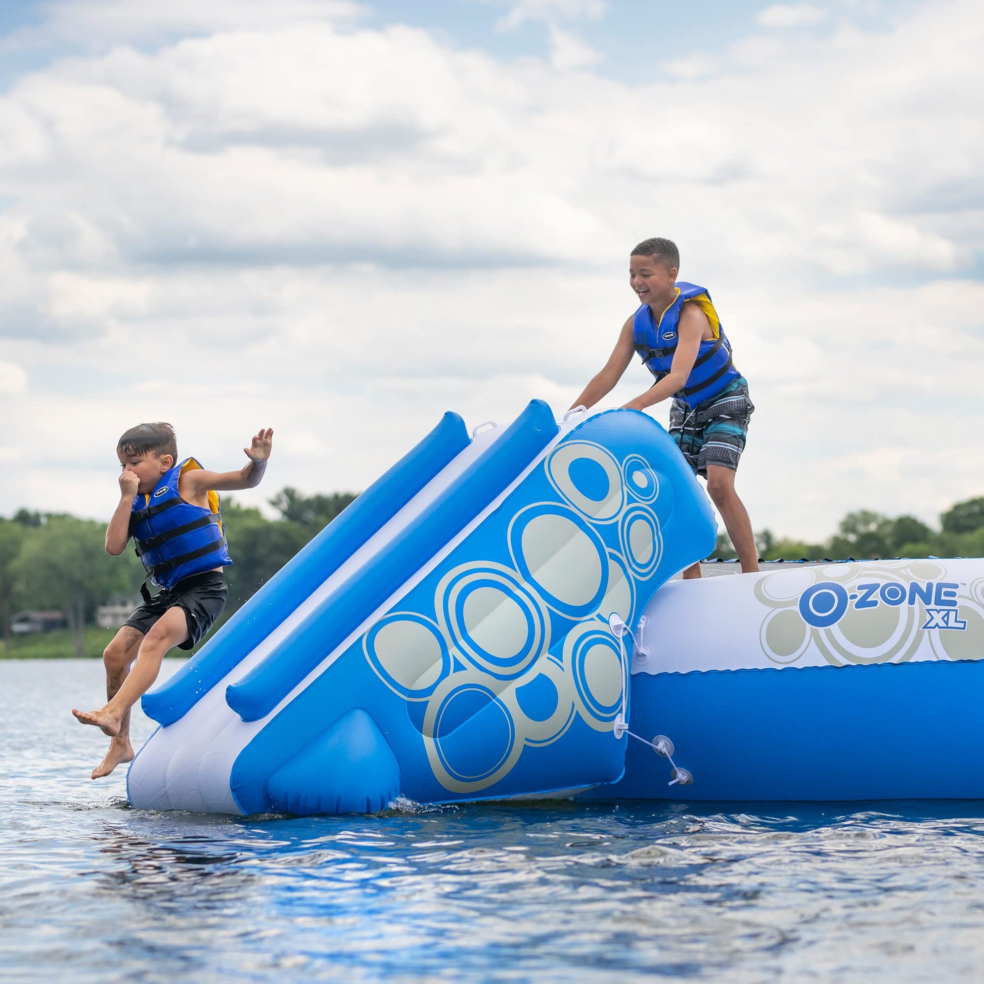 RAVE Sports O-Zone Plus Water Bouncer with Slide