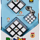 Rubik’s Cube Family Pack, Original 3x3, 2x2 and 3x3 Keyring, Complete Pack of 3