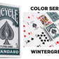 Bicycle Playing Cards 3 Deck Color Series Bundle. Collector's Bundle Including 3 Rider Back Decks Pumpkin, Cinnamon and Wintergreen. Includes Clear