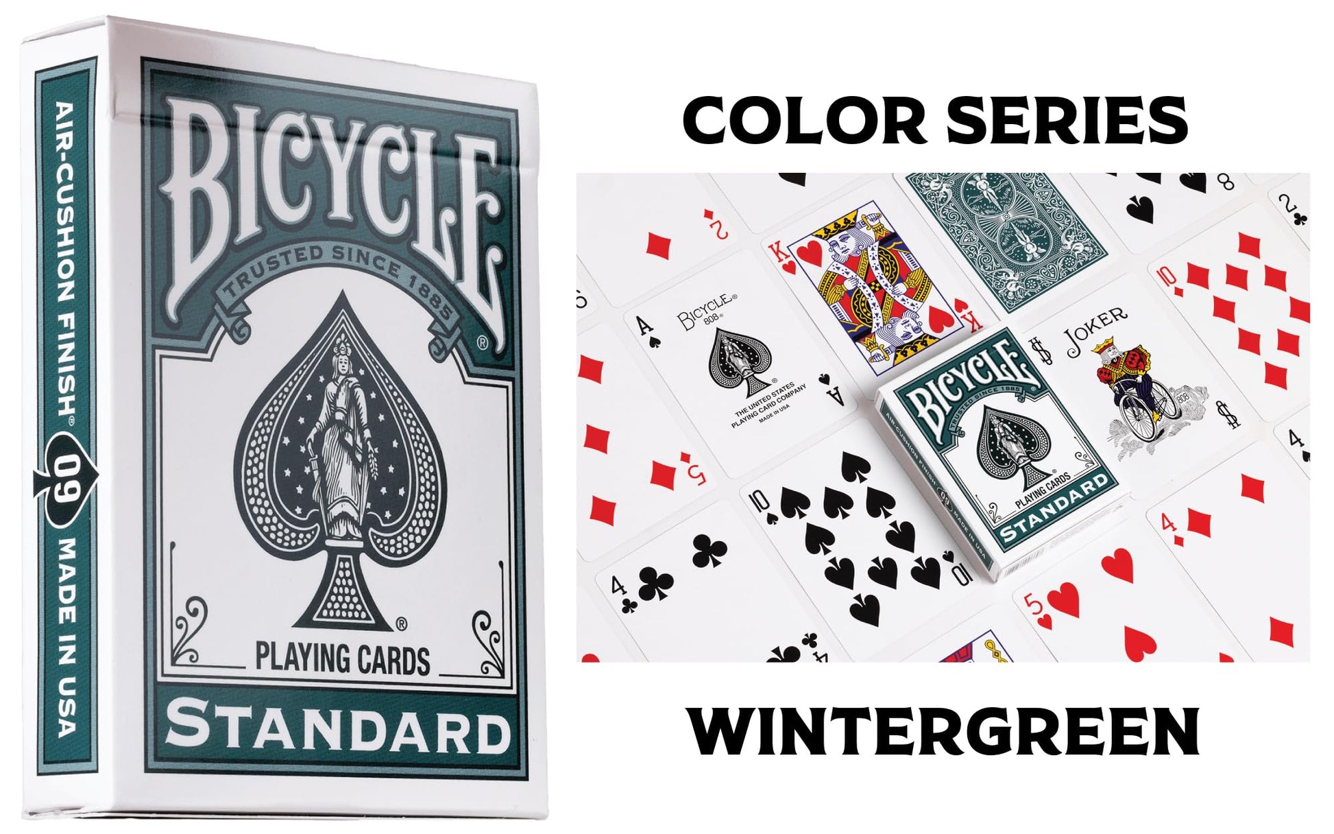 Bicycle Playing Cards 3 Deck Color Series Bundle. Collector's Bundle Including 3 Rider Back Decks Pumpkin, Cinnamon and Wintergreen. Includes Clear
