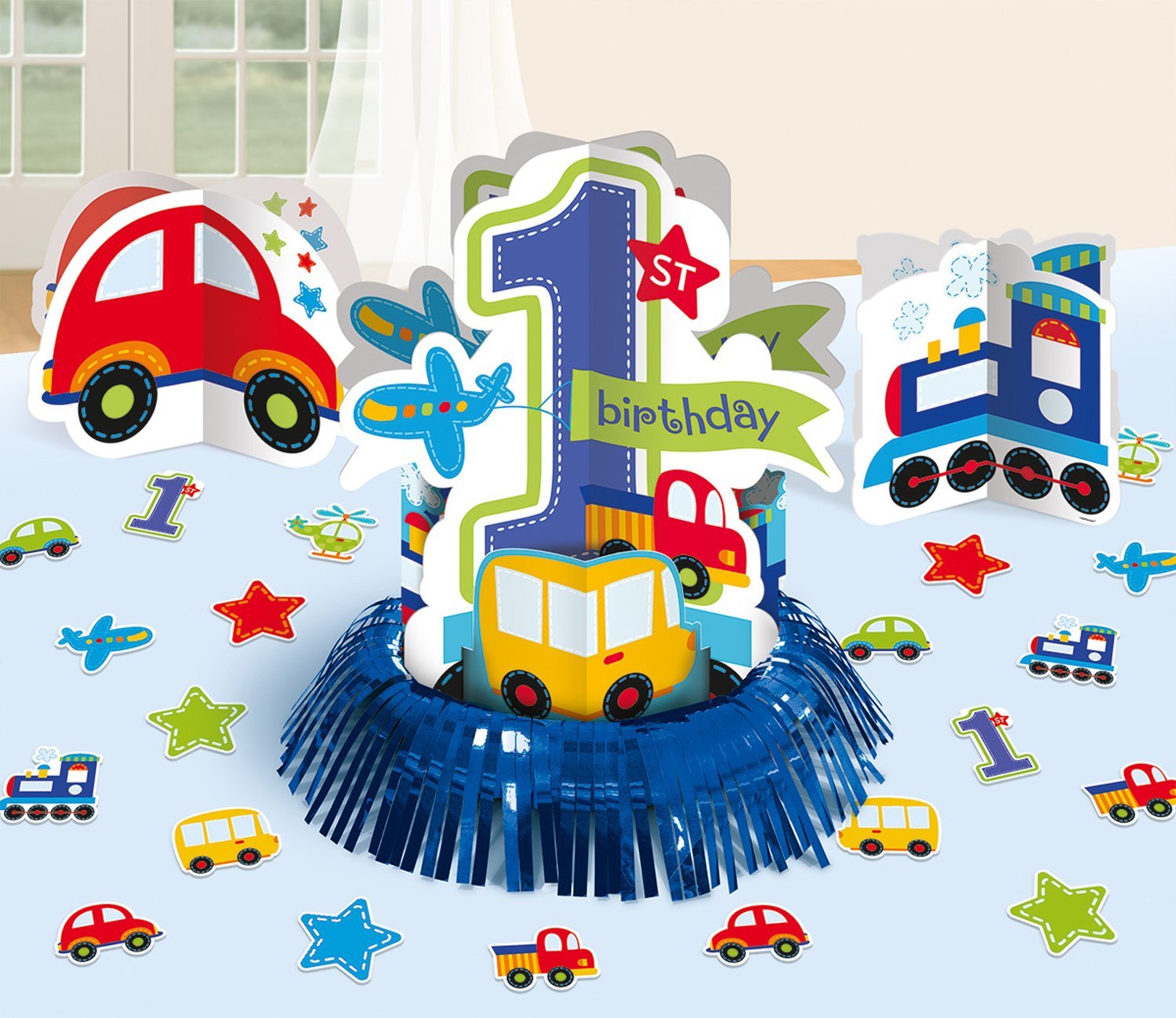 "All Aboard Boy" Table Decorating Kit, Birthday
