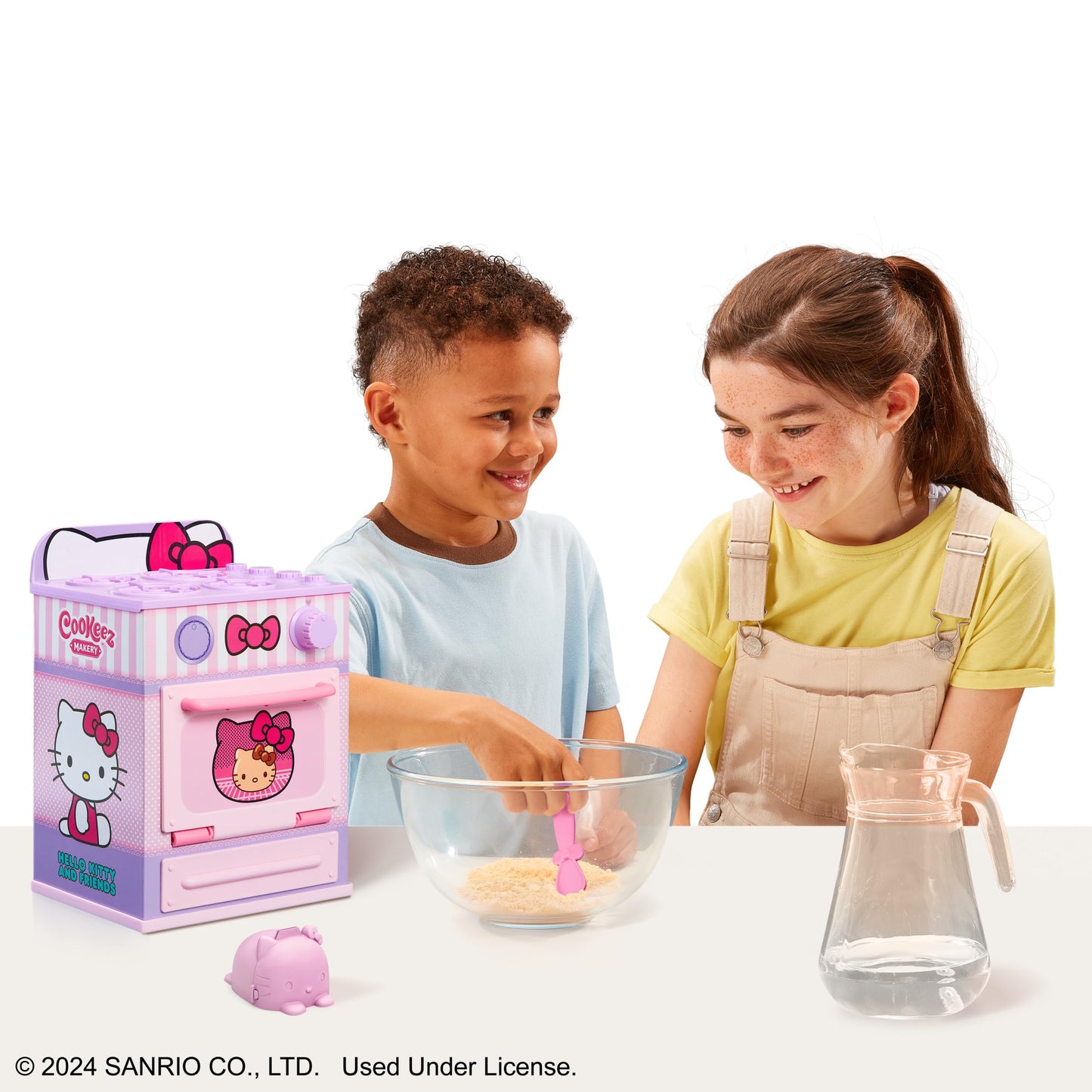 Cookeez Makery Hello Kitty & Friends Oven Playset - Interactive Bake & Reveal Toy, Includes Mystery Warm Scented Plush (Hello Kitty, Cinnamoroll, or