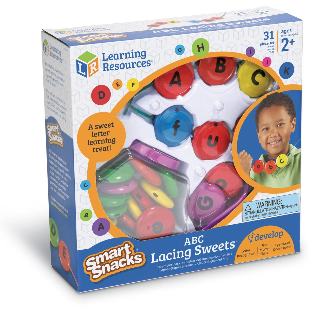 Learning Resources Smart Snacks ABC Lacing Sweets