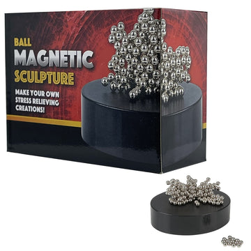 The Dreidel Company Magnetic Sculpture Building Blocks, Create Your Own Masterpiece, Development and Stress Relief, 3.5" Inch (Ball)