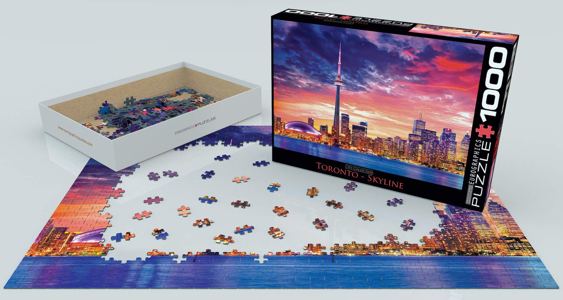EuroGraphics Toronto Jigsaw Puzzle (1000-Piece) , Blue
