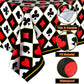 Irenare 3 Pcs Casino Poker Party Tablecloths Decor Poker Plastic Disposable Card Table Cover for Picnic Birthday Las Vegas Casino Theme Wedding Party