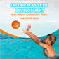 Underwater Pool Basketball, Water-Filled Ball with Textured Grip, 6.5 in
