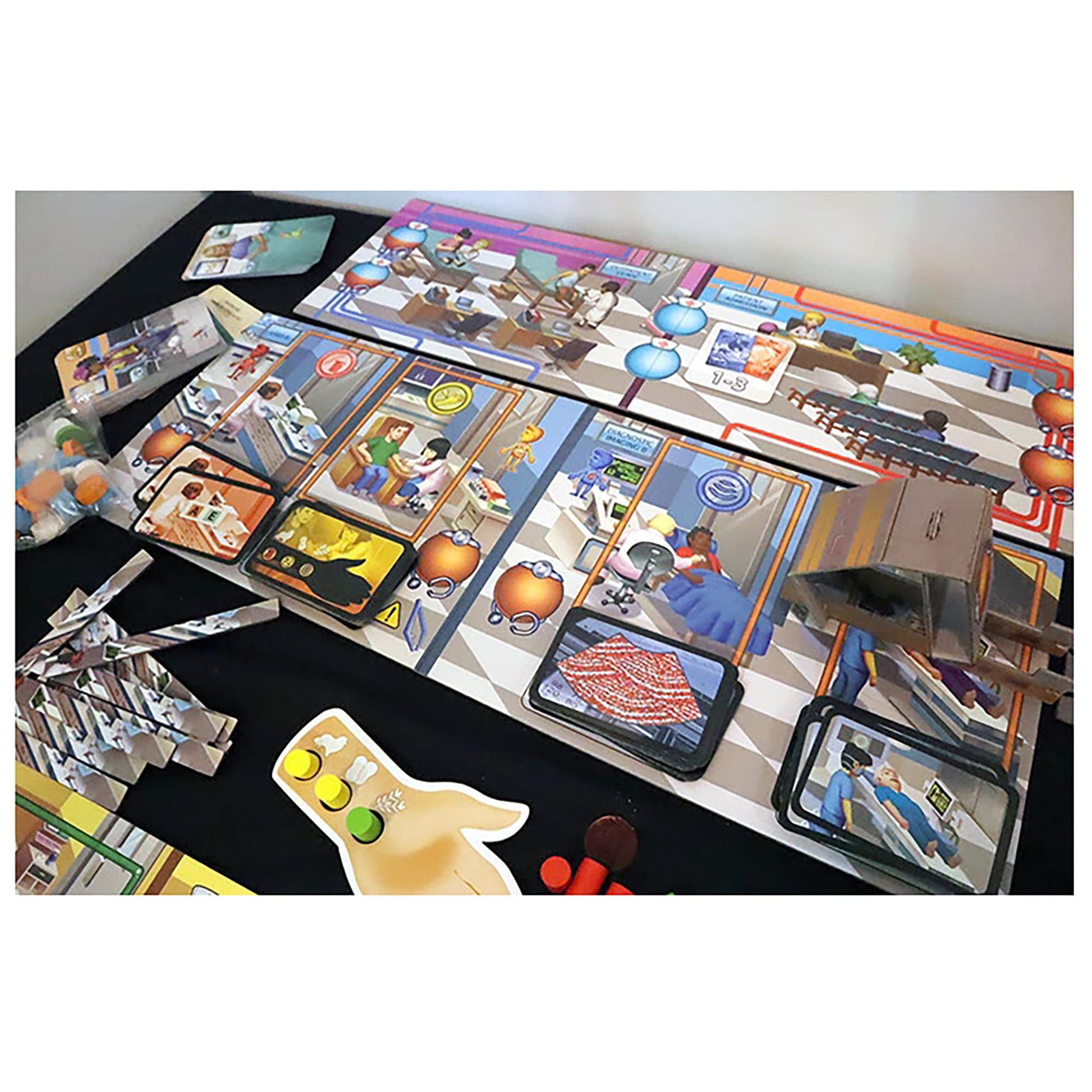 Artipiagames Rush M.D.: ICU Expansion - Artipia Games Cooperative Board Game, Worker Placement, Strategy, Ages 14+, 1-4 Players, 30-45 Mins