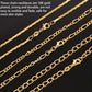 Blulu 24 Pcs Silver or Gold Plated DIY Chain Necklace for Jewelry Making Supplies and Craft(24 Inch,Gold)