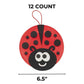 Fun Express Ladybug Paper Plate Craft Kit for Kids - Creative Crafting Activity Fun Home Projects Parties and Educational Play - Easy-to-Use Materials