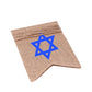Mandala Crafts Burlap Happy Shavuot Banner Jewish Holiday Hanging Flag Sign