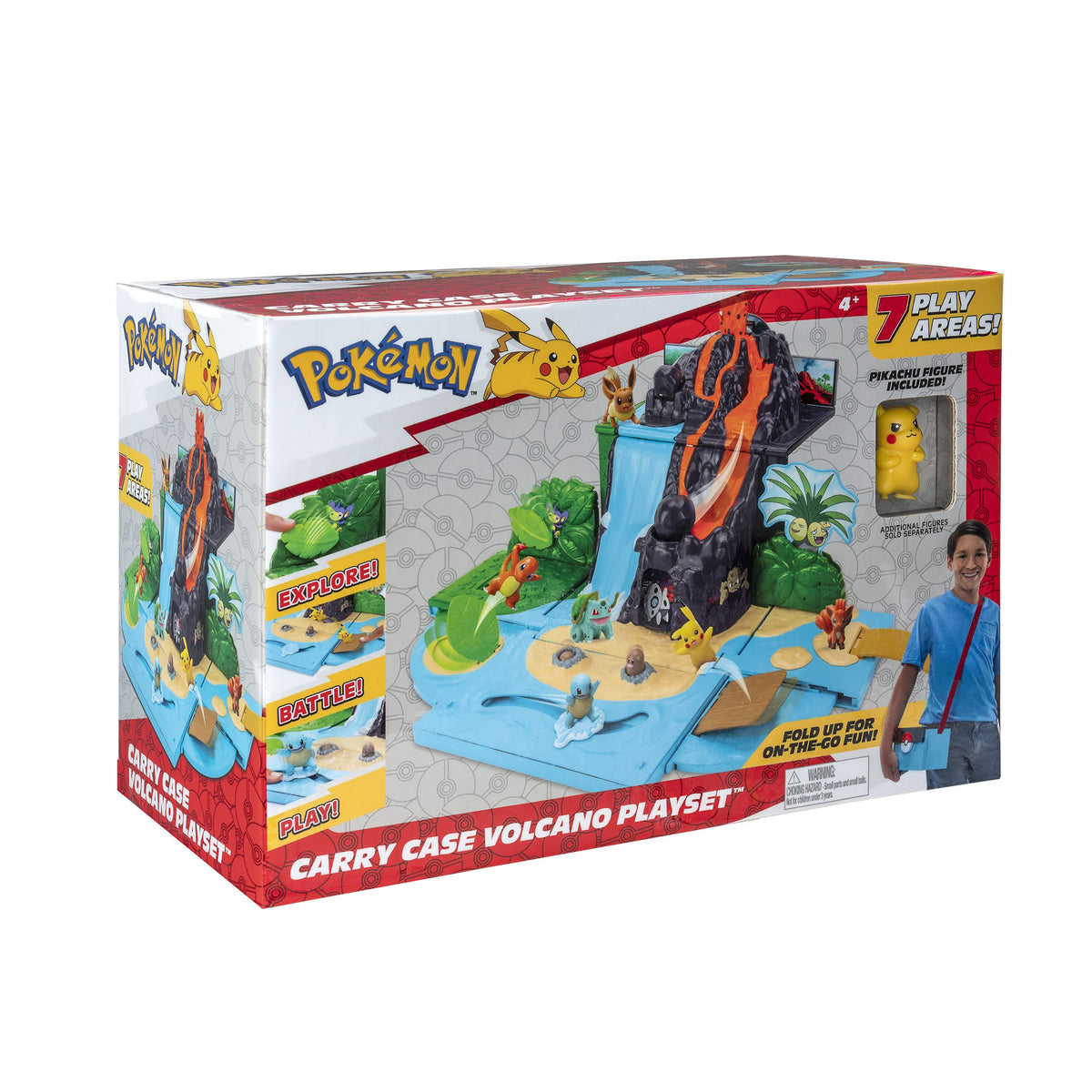 Pokemon POKÉMON Carry CASE Volcano PLAYSET