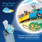Moonlite Storytime 2-Story Bundle, Requires Moonlite Projector (Sold Separately), The Little Engine that Could and Corduroy, Vibrant Storybook Art