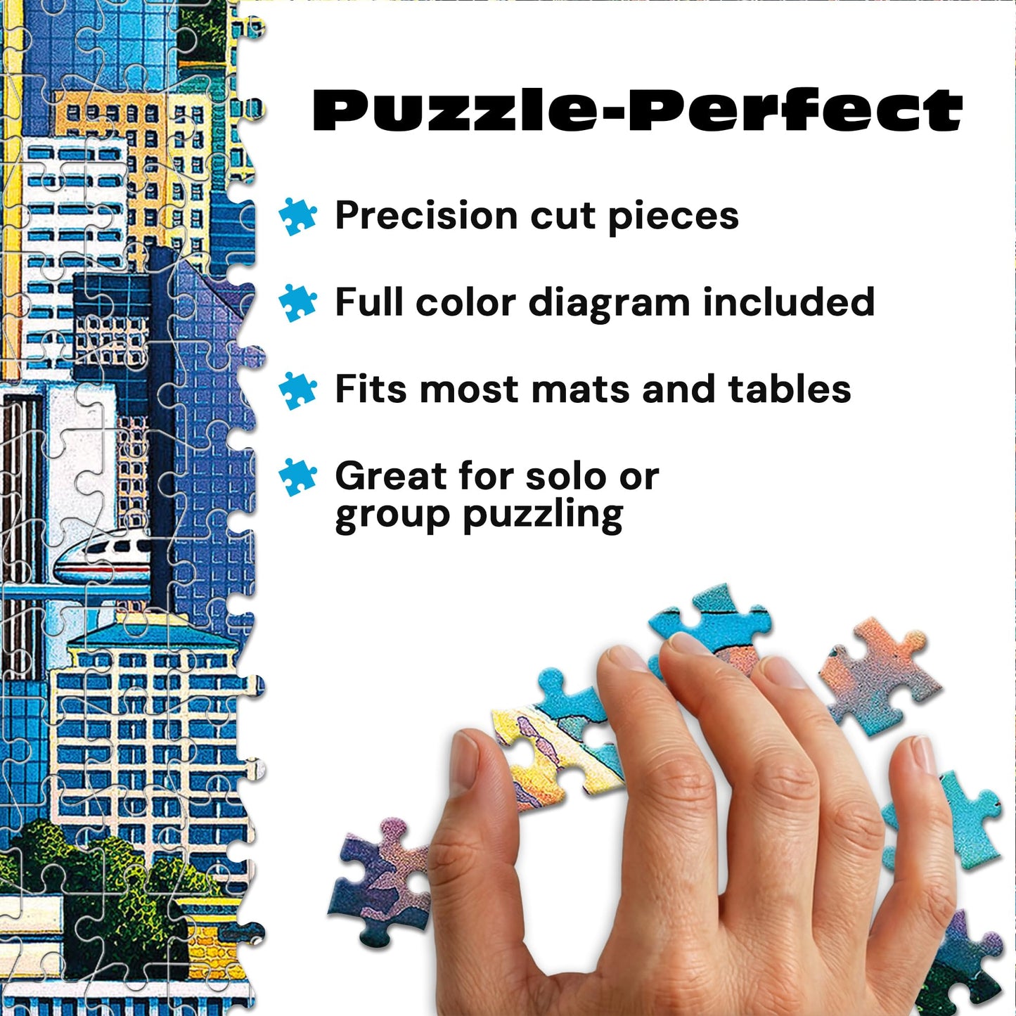 Buffalo Games - Eric Dowdle Seattle - 1000 Piece Jigsaw Puzzle for Adults